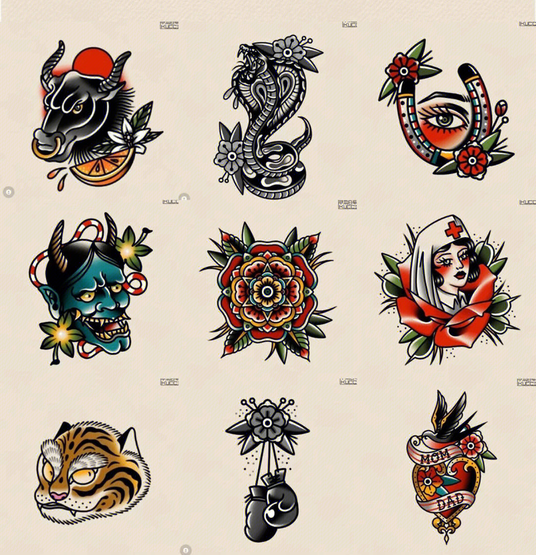 時(shí)尚潮流展現(xiàn)，最新紋身圖案設(shè)計(jì)精選