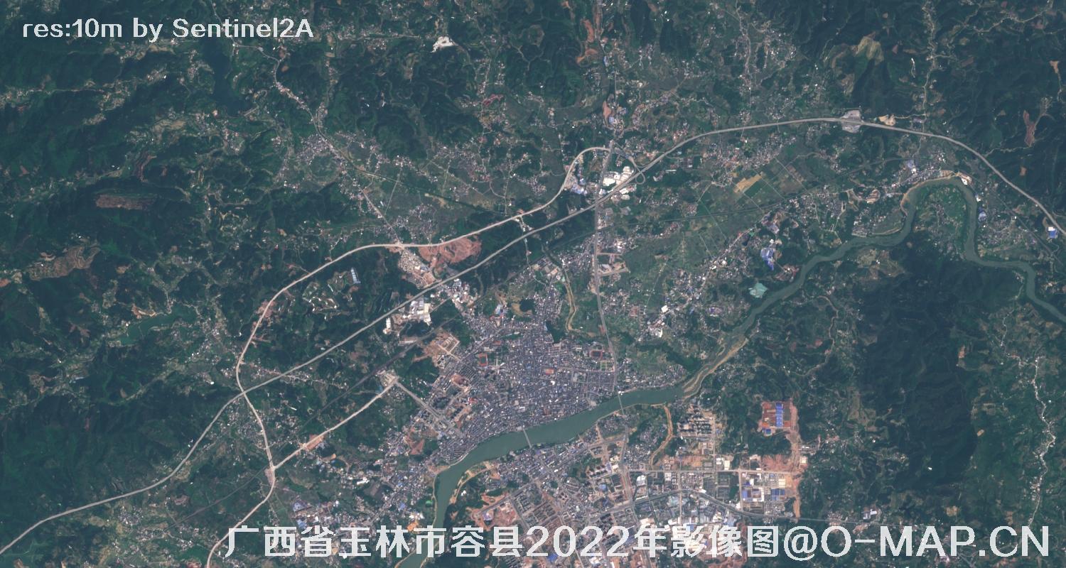 容縣最新航拍全景，一覽無(wú)余的美麗風(fēng)光??